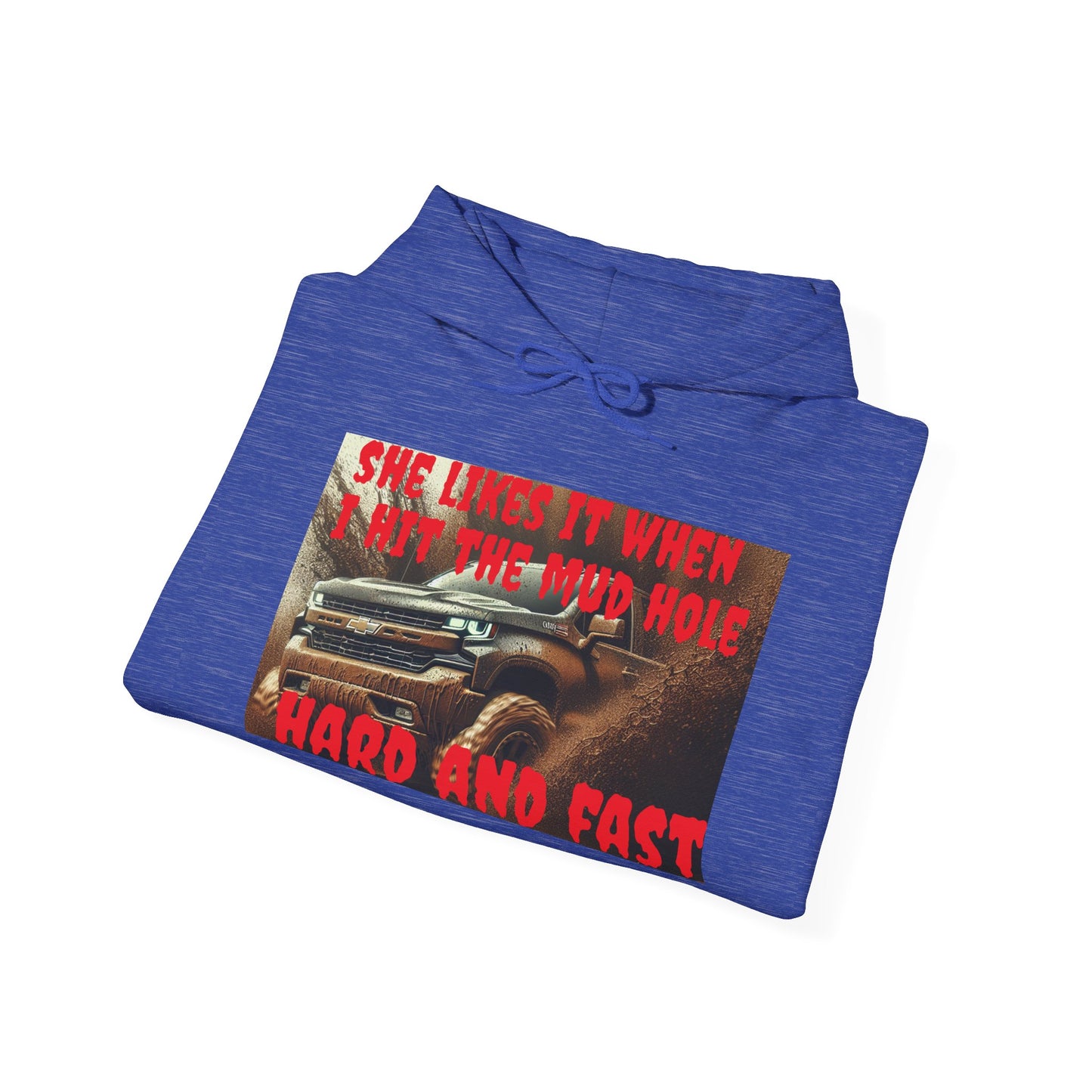 Fun Off-Road Hoodie - She Loves It When I Hit The Mud Hole, Auto Enthusiast Sweatshirt, Gift for Him, Car Lovers' Apparel, Birthday [...]