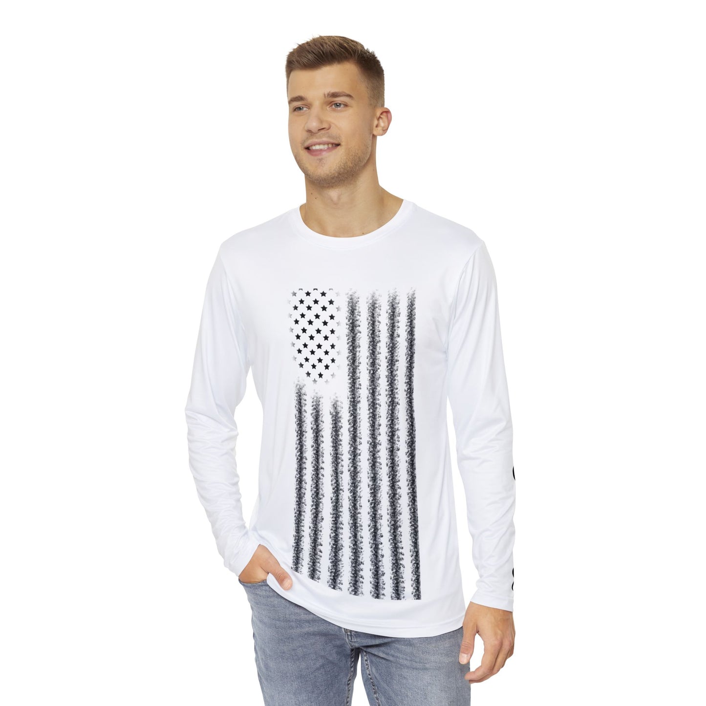 Patriotic Long Sleeve Shirt - 'I'll Never Stand Down'