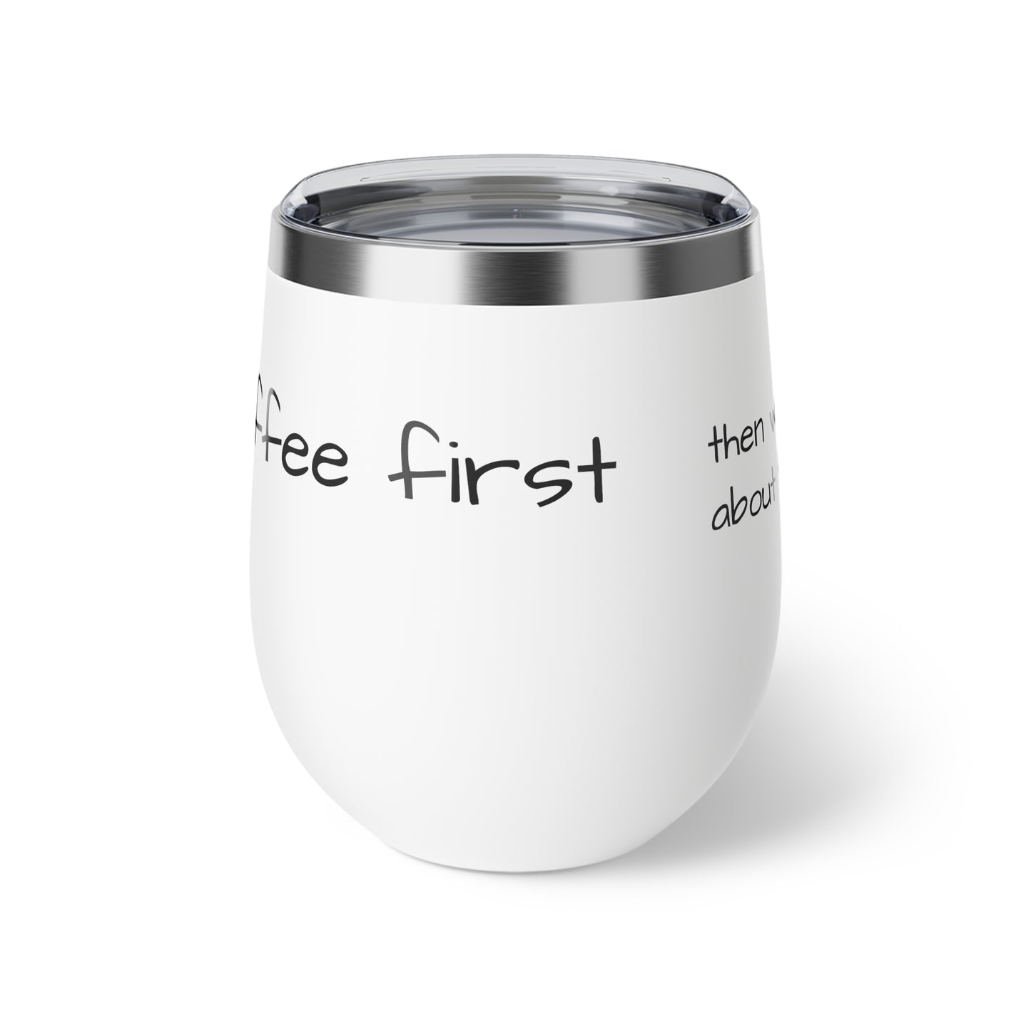 Insulated Coffee Cup - Fun & Stylish 12oz Travel Mug for Coffee Lovers