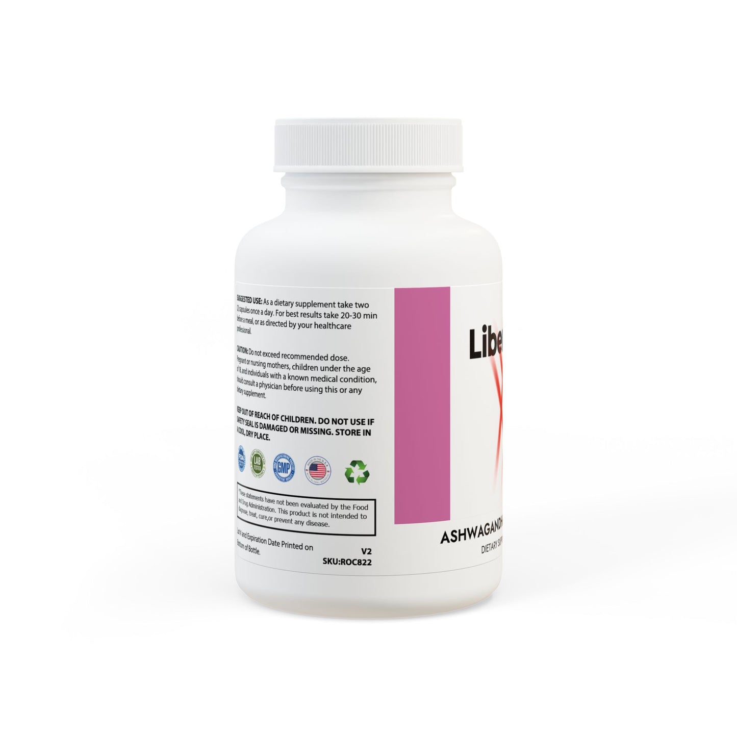 Ashwagandha and Black Pepper Supplement (60 capsules)