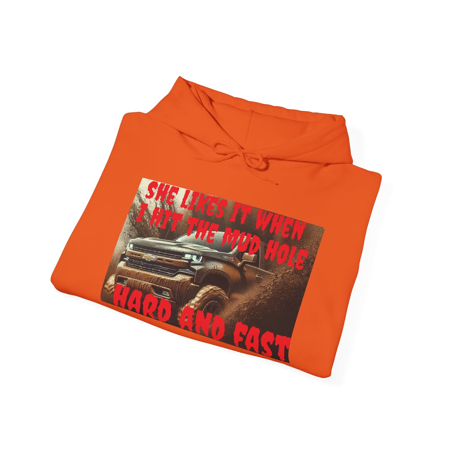Fun Off-Road Hoodie - She Loves It When I Hit The Mud Hole, Auto Enthusiast Sweatshirt, Gift for Him, Car Lovers' Apparel, Birthday [...]